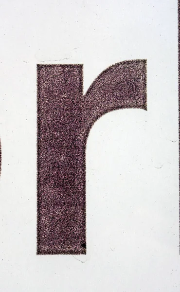 Pisemne Sformułowanie Trudnej Sytuacji Typografia Znaleziona List — Zdjęcie stockowe