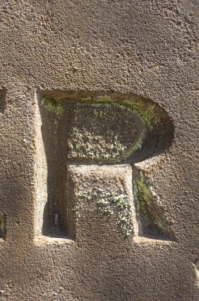 Sıkıntılı Durum Tipografisi ile Yazılan Sözcükler R Harfi Bulundu