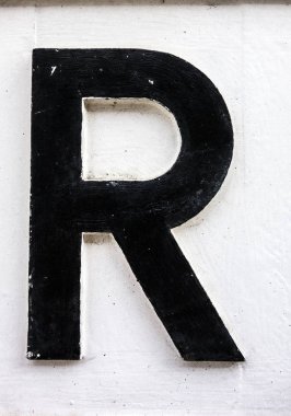 Sıkıntılı Durum Tipografisi ile Yazılan Sözcükler R Harfi Bulundu