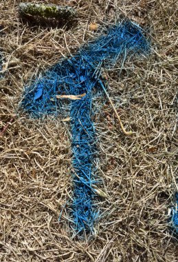 Sıkıntılı Durum Tipografisi ile Yazılan Kelimeler Bulundu T Harfi