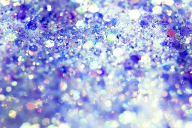 Beyaz Arka Plan Bokeh Soyut Close Up Pembe Köpüklü Glitter