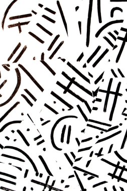 Mürekkep lekeleri Sıçratır ve Çizgiler Akrilik Suluboya Boyama