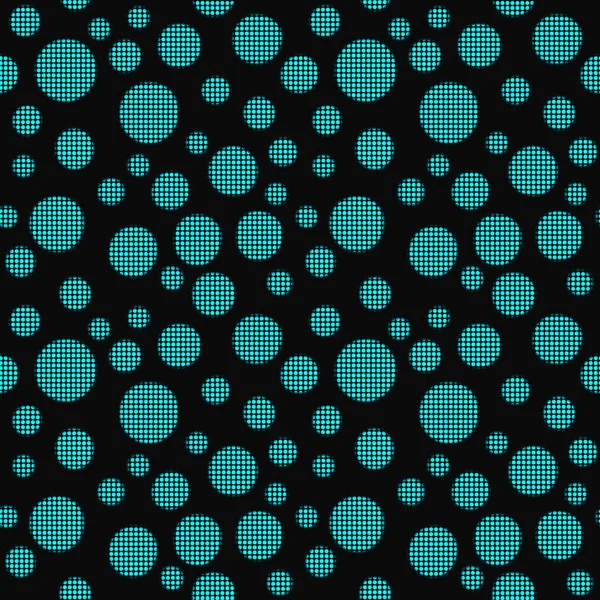 Spotty Dot Spot Halftone Illustration Seamless Repeing Pattern Green — 스톡 사진