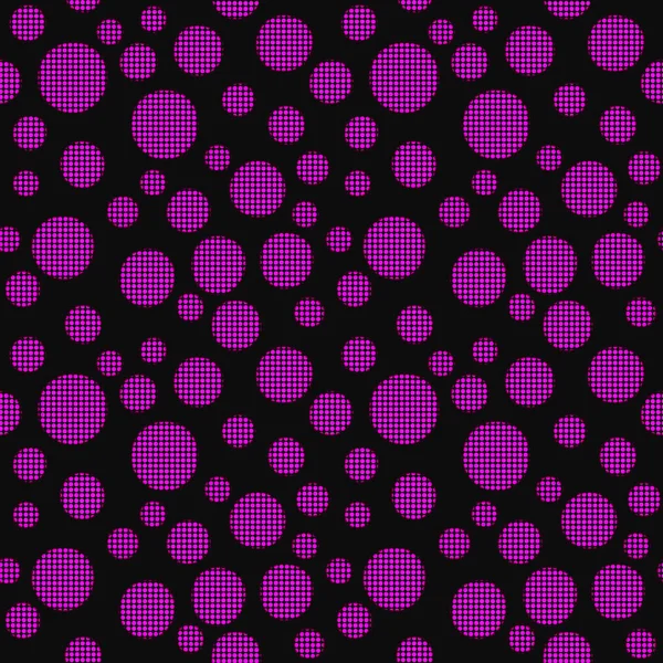 Spotty Dot Spot Halftone Illustration Modèle Répétitif Sans Couture Rose — Photo