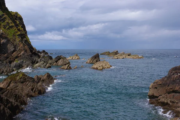 Una Scenografica Costa Del Sud Inghilterra Bella Vista Sul Mare — Foto Stock