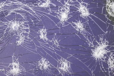 Parçalanmış Ekran Zarar Verilmiş Kırık Cam Kapalı