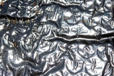 Soyut ilginç krom ve boya kabarcığı arkaplanı