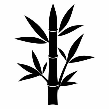 Projeler için Bambu Bitkisi Clipart Vektörü