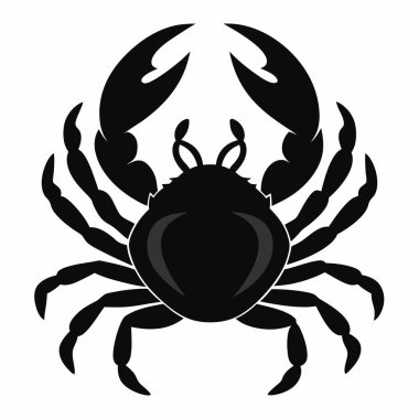  yengeç beyaz arkaplanda izole edildi