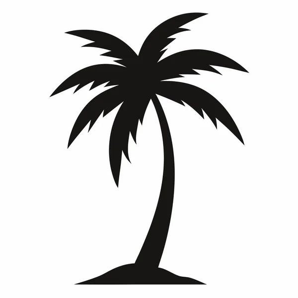 Siluet Palmiye Ağacı: Bir palmiye ağacının minimalist siyah silüeti, tropik dinginlik ve görsel berraklık hissi uyandırıyor.