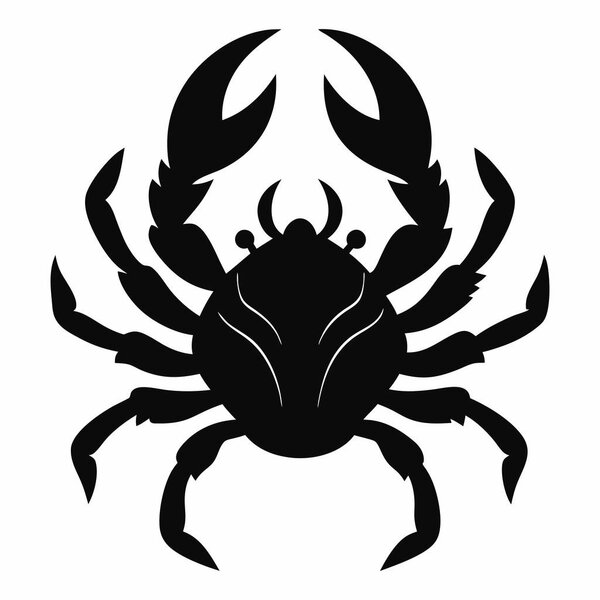  краб изолирован на белом фоне