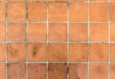 Eski el yapımı seramik döşeme