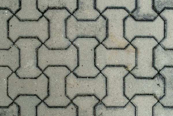 Concrete block floor pattern background