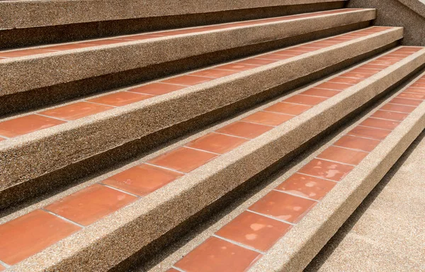 Betão Com Escadaria Cerâmica — Fotografia de Stock