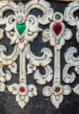 Tay tapınağında antik beton sıva