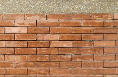 Eski kahverengi tuğla duvar