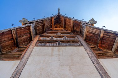 Tapınakta Tayland geleneksel mimarisi