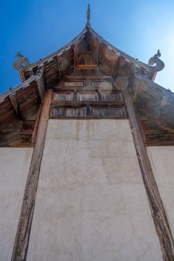 Tapınakta Tayland geleneksel mimarisi