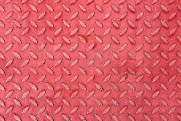 Padrão Diamante Vermelho Textura Aço — Fotografia de Stock
