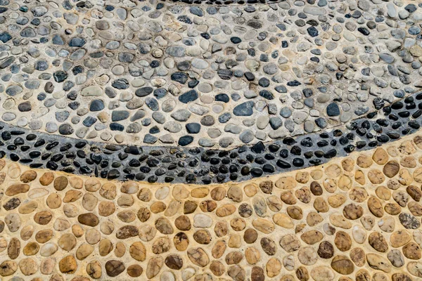 Image Concrete Brown Gray Black Gravel Texture — Stock Photo, Image