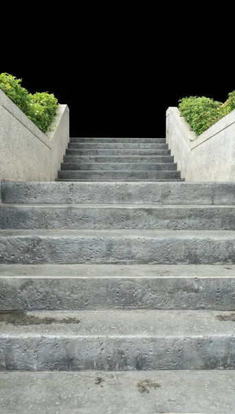 Treppe Isolieren Auf Schwarzem Hintergrund Mit Clipping Pfad — Stockfoto
