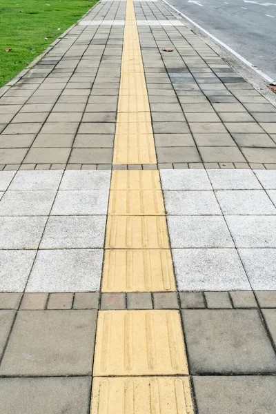 Tactile Paving Blind Handicap — Stock Photo, Image