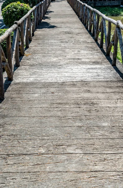 Concrete Footbridge Artificial Branch Railing — Stock Photo, Image