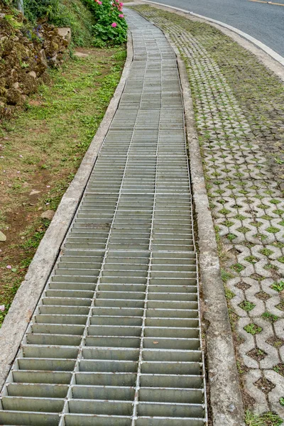 Rusty Metal Drain Cover — Stock Photo, Image