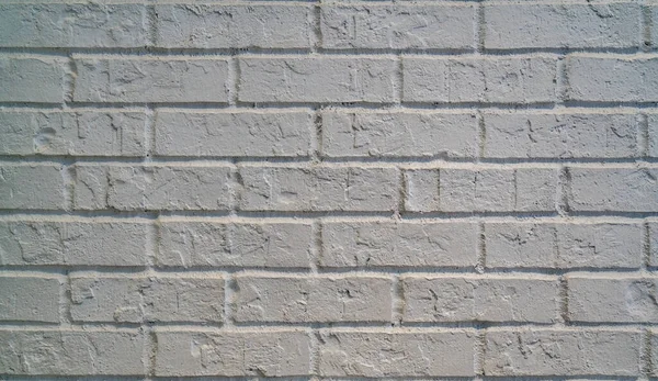 Old White Brick Wall Texture — Stock Photo, Image