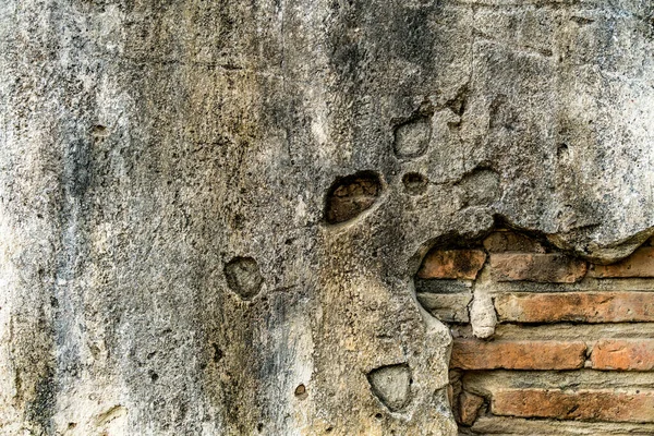 Стара Вивітрена Біла Бетонна Цегляна Стіна — стокове фото