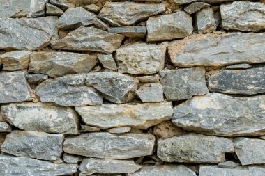 Taş duvarın bir parçası