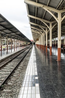 Klasik tren istasyonu basit arkaplan