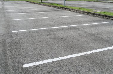 Boş otopark basit arkaplan