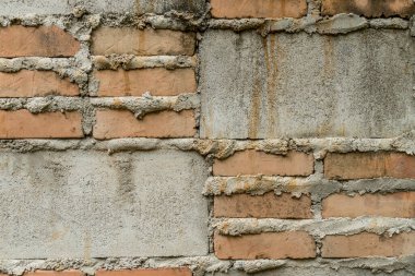 Eski kahverengi tuğla duvar