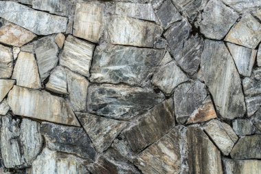 Taş duvarın bir parçası