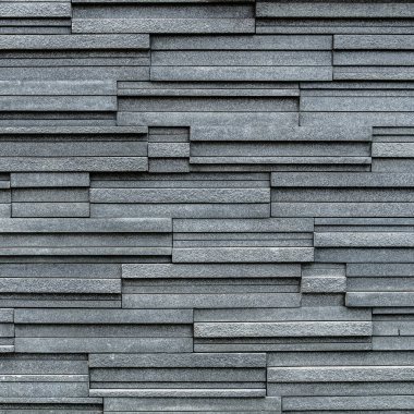 Siyah taş duvar deseni