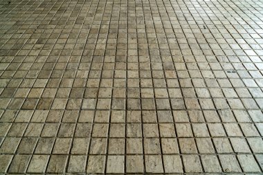 Kahverengi döşeme perspektifi