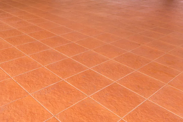 Kahverengi Seramik Döşeme Perspektifi — Stok fotoğraf