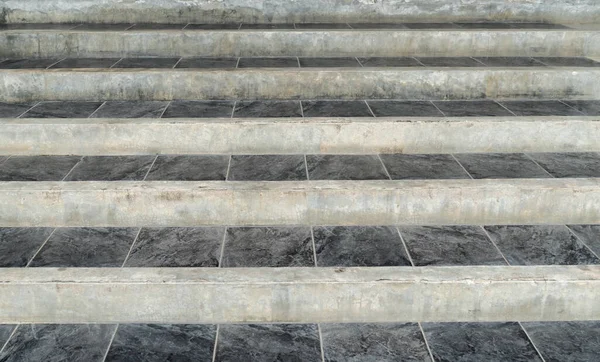 Escadaria Concreto Pedra Preta — Fotografia de Stock