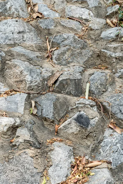 Teil Der Steinmauer — Stockfoto