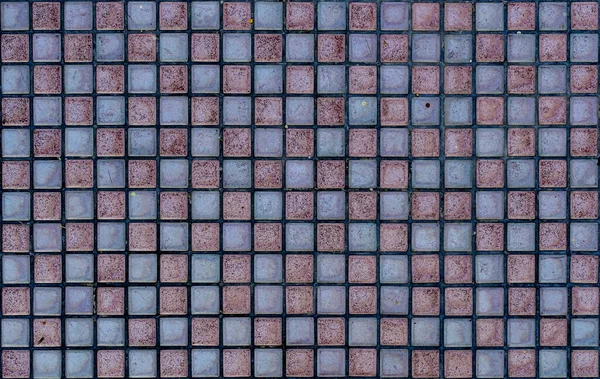 Bruin Mozaïek Patroon Textuur — Stockfoto