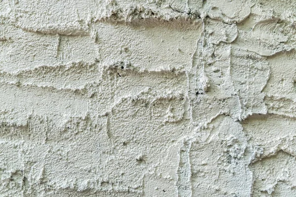 Белая Бетонная Стена Лепниной — стоковое фото