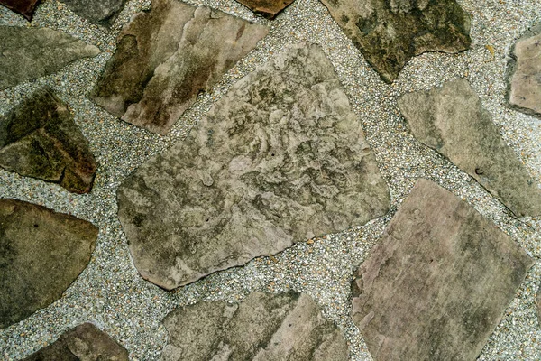 Textura Piso Pedra Com Cascalho Concreto — Fotografia de Stock