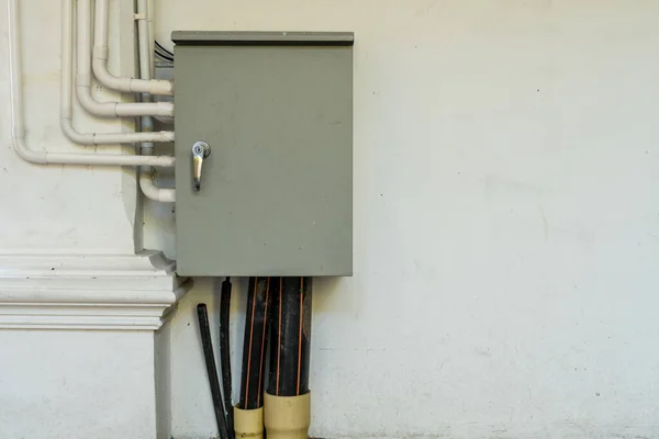 Electricidad Cerrada Panel Control —  Fotos de Stock
