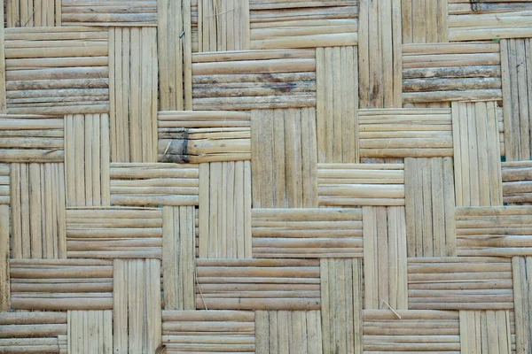 Fundo Textura Tecido Bambu — Fotografia de Stock