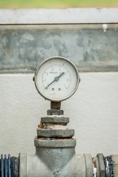 Pressure gauge show zero — Stock Image Pressure Gauge Show Zero Royalty Free Stock Images