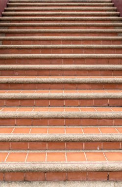 Kahverengi beton merdiven sade arka plan