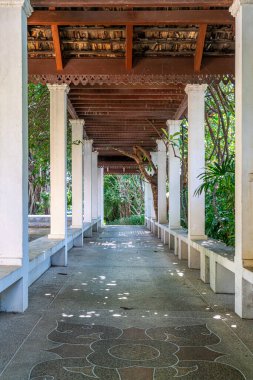 Tayland geçidi eski usul bina