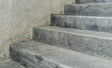 Siyah beton merdiven sade arka plan