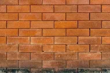 Eski kırmızı kahverengi tuğla duvar dokusu